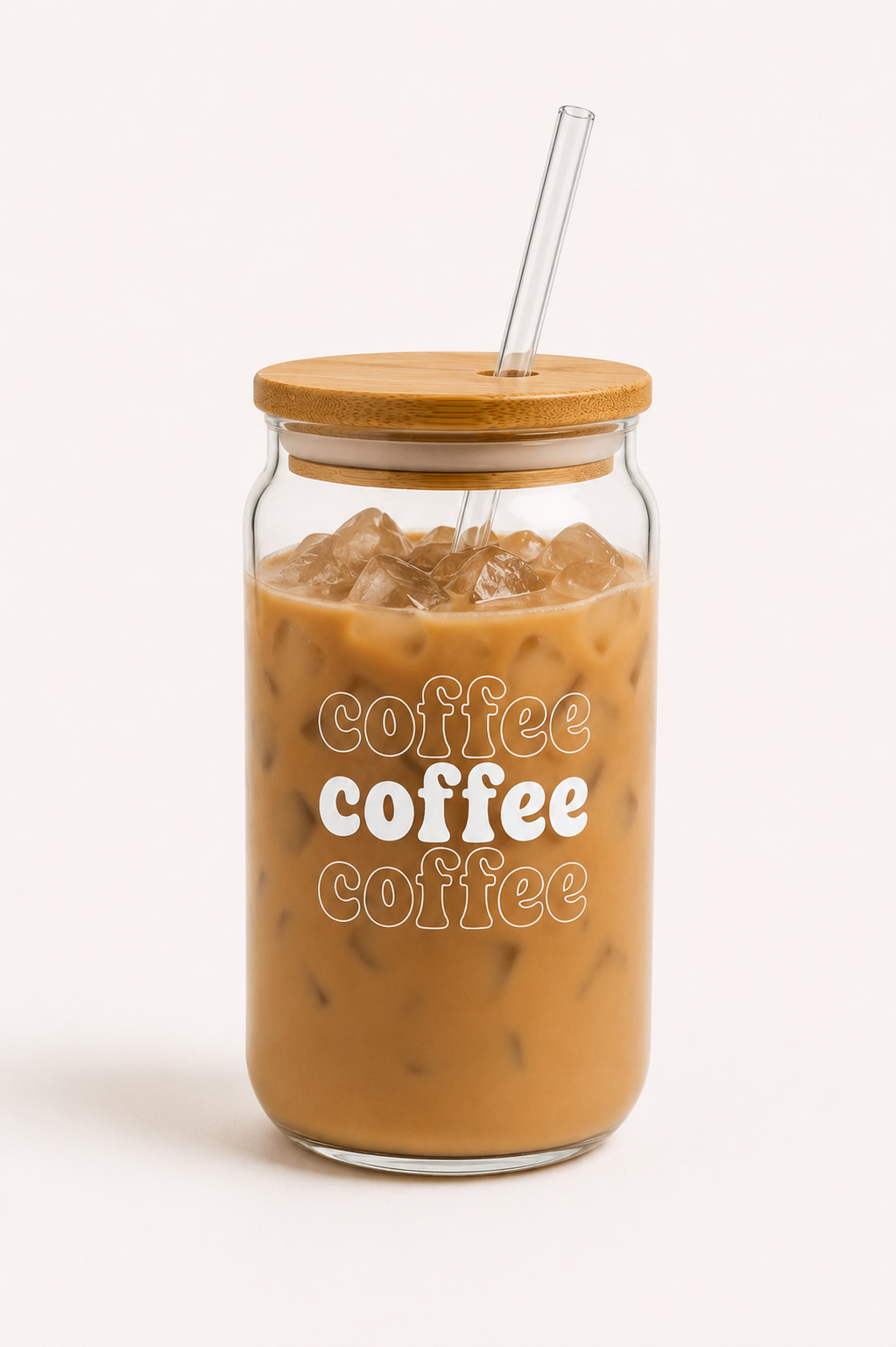 copo canudo de vidro — coffee