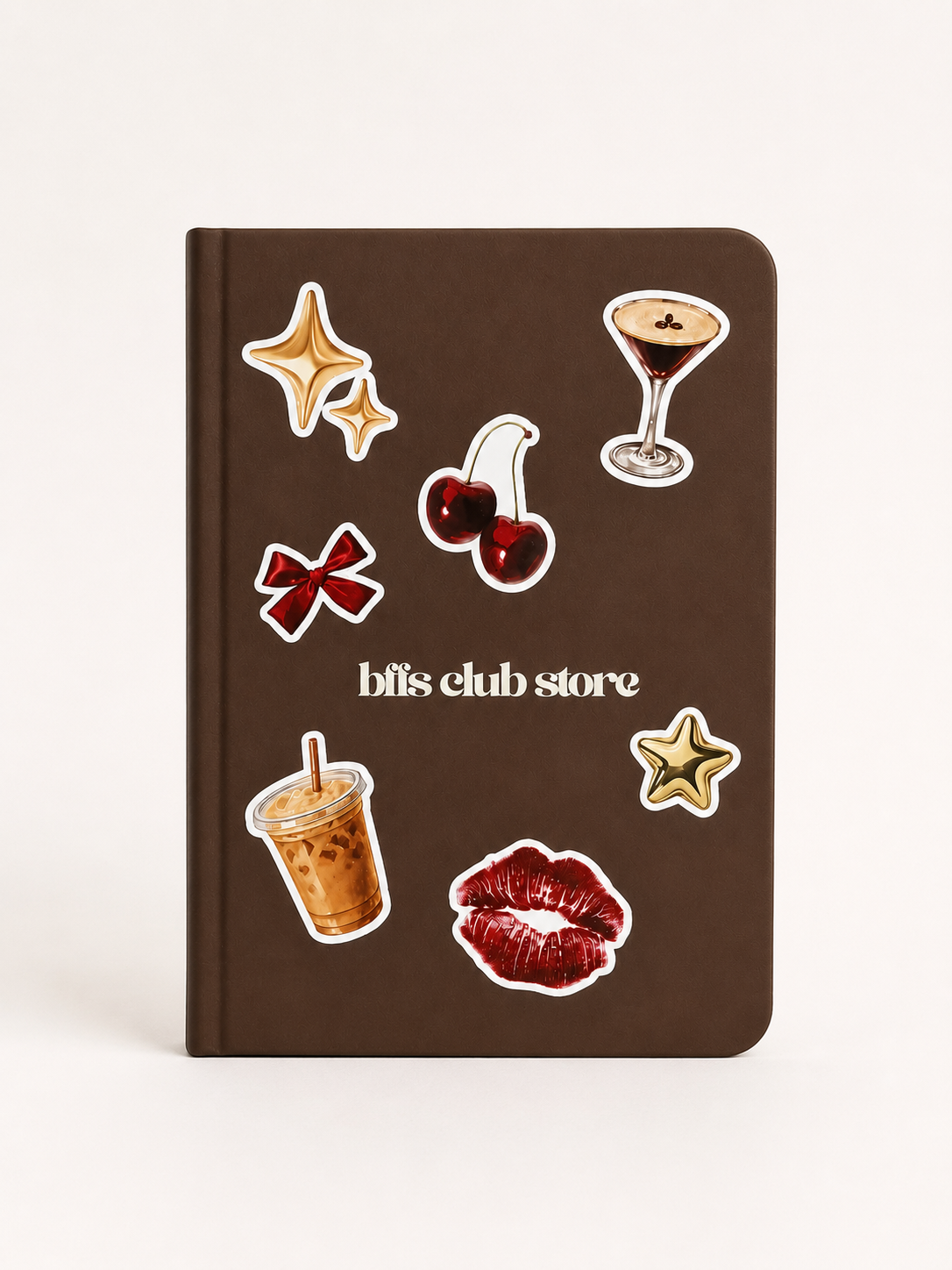 moleskine marrom — stickers