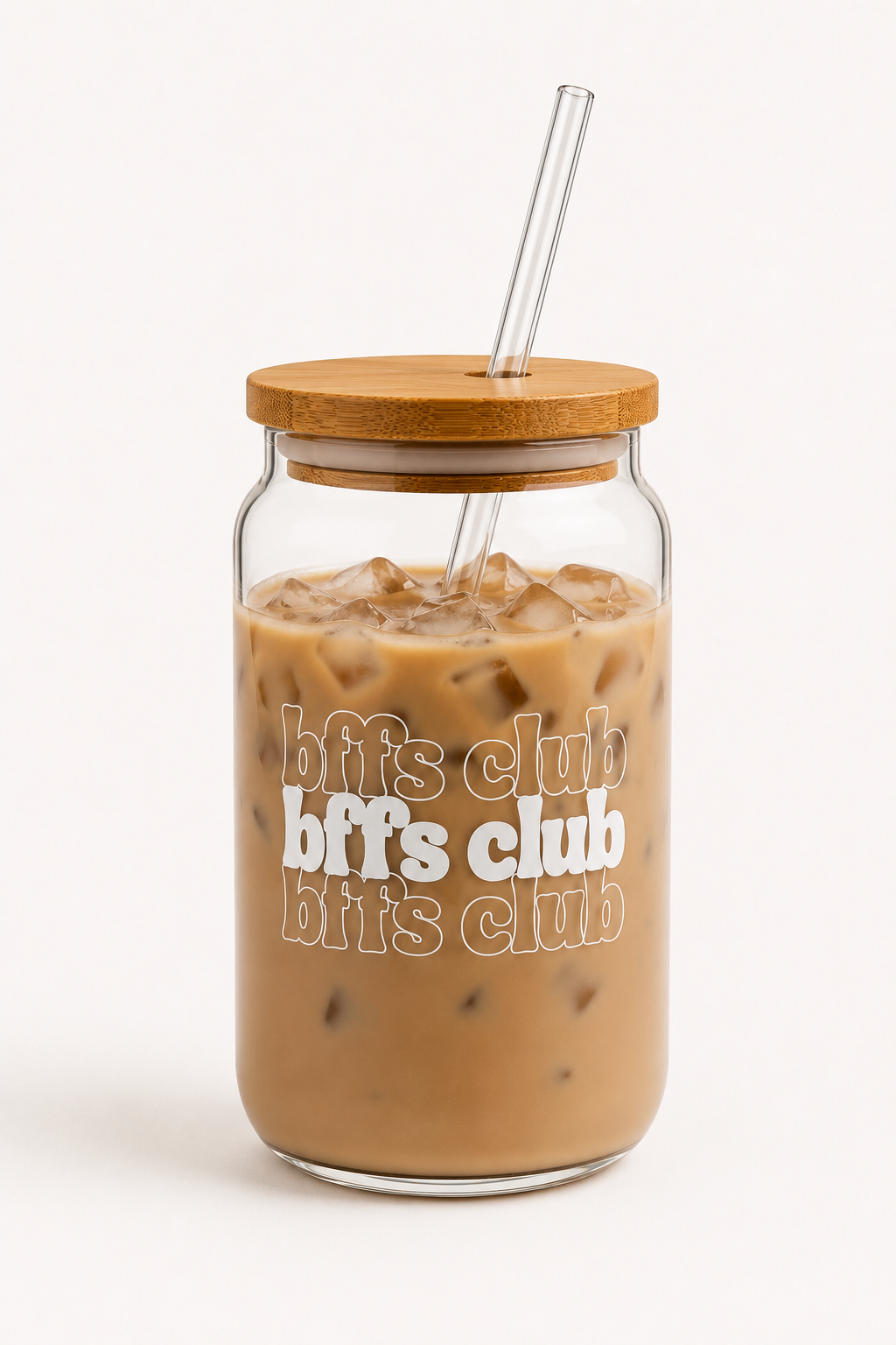 copo canudo de vidro — bffs club