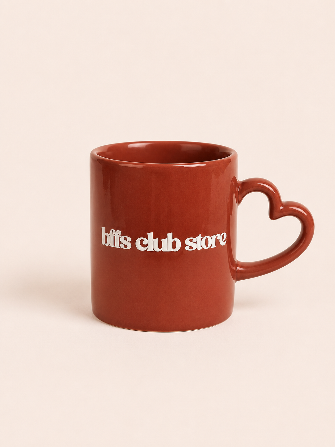 caneca coração — bffs club